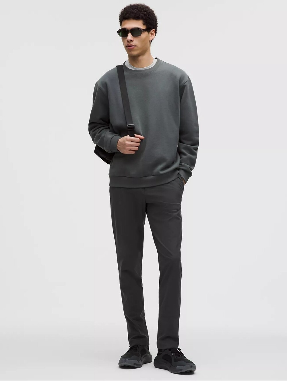 Lululemon ABC Trouser Slim Fit Obsidian Warpstreme Pants Men's 36 x 31
